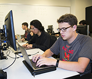 Students in computer lab.